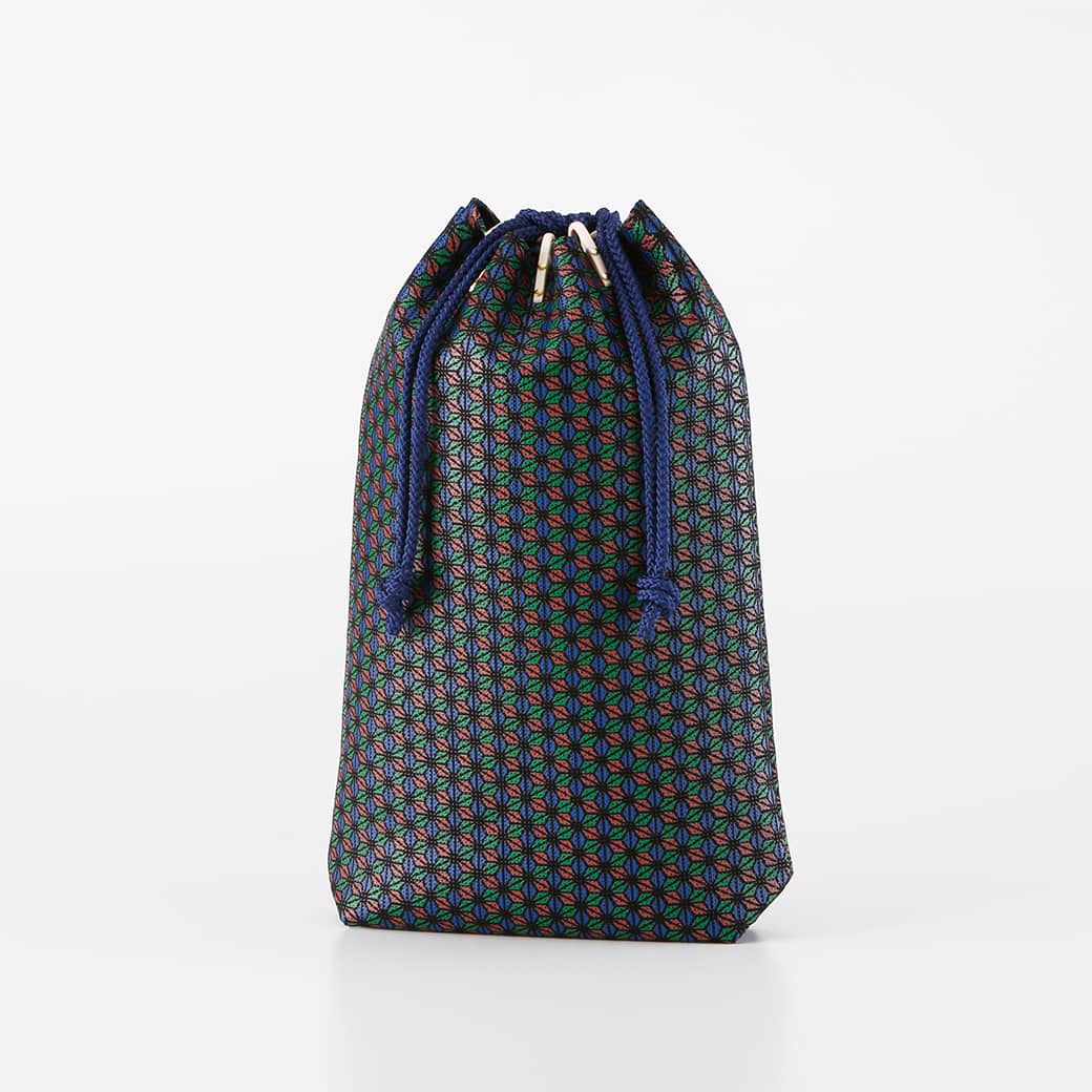 合切袋大マチ付［麻の葉］