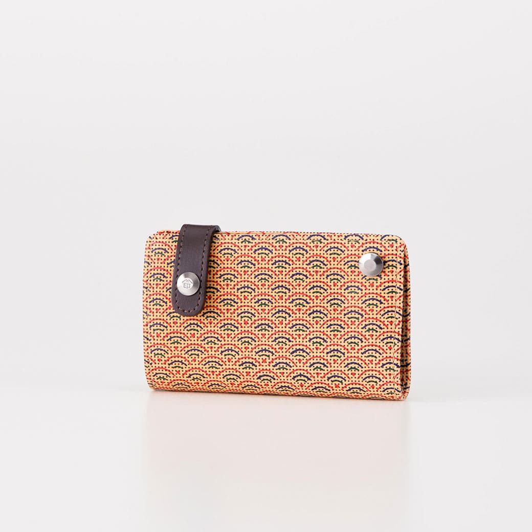 更紗 カード入D［青海波］