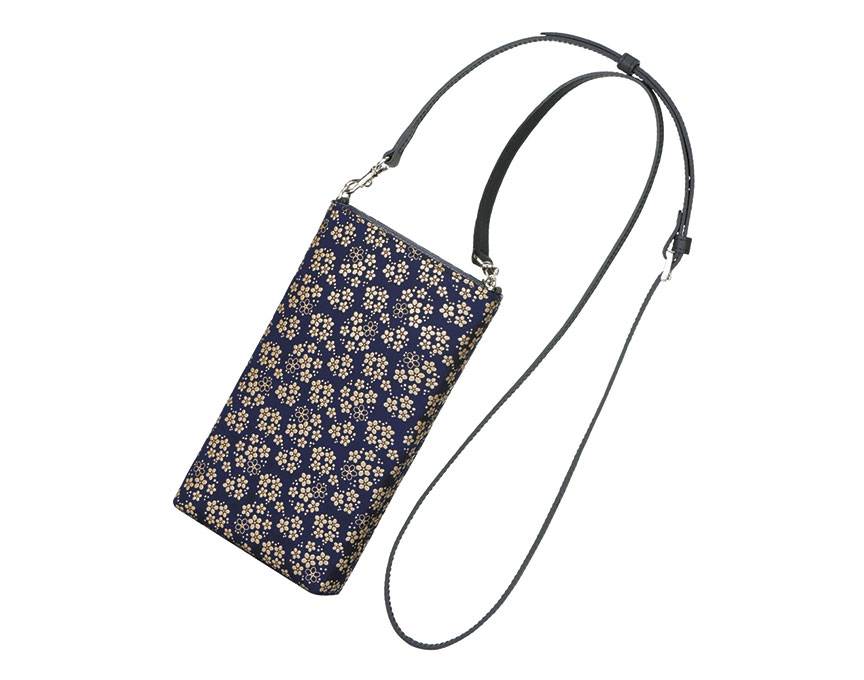 【国内即発】 INDEN 印傳屋 スマホポシェットB キナート スマホポシェットB ［Kinart-Classic Yellow-］：印傳屋公式