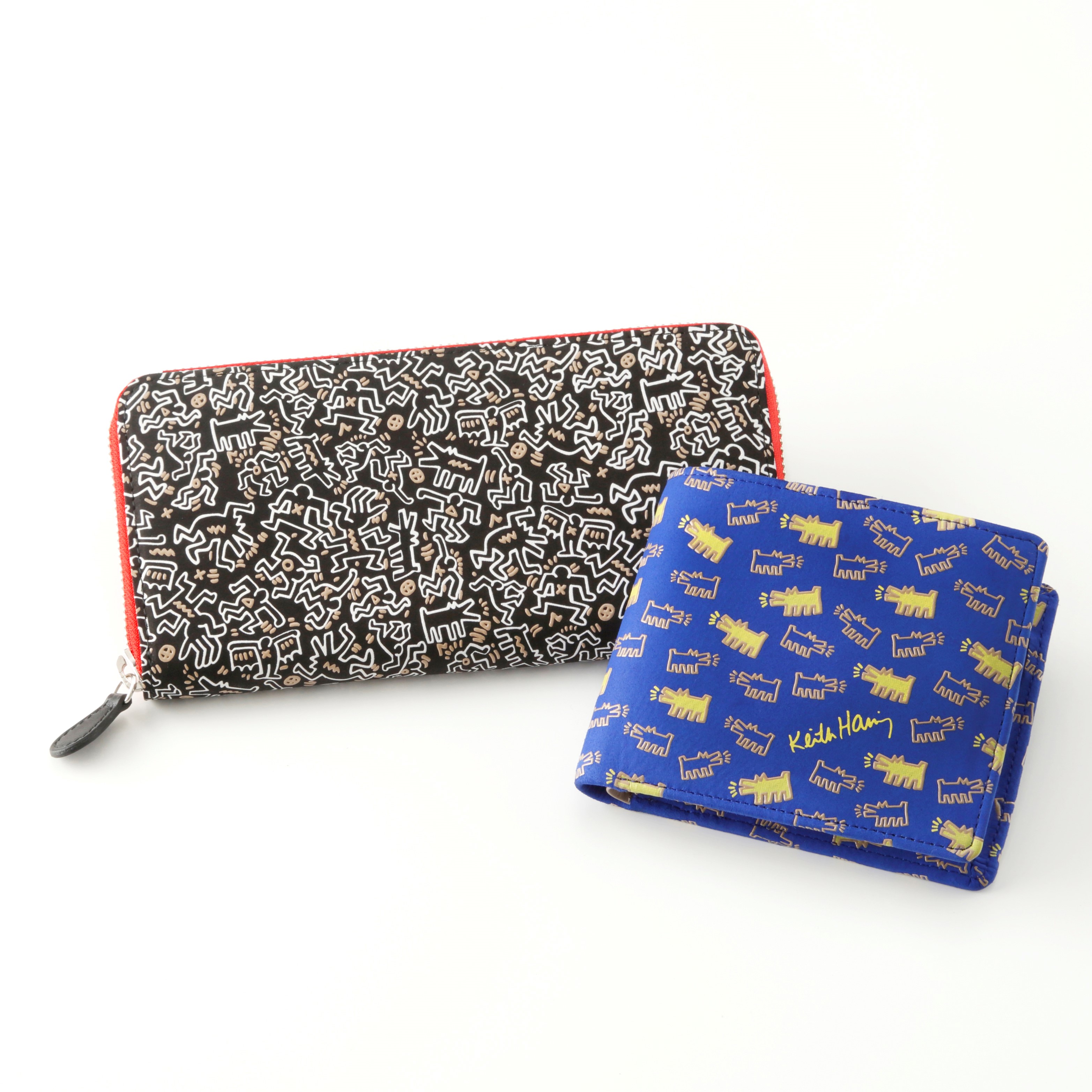 美品　印伝　キースヘリング　折財布 印傳屋×キース・へリング コレクション登場（10/30日より） | おしらせ